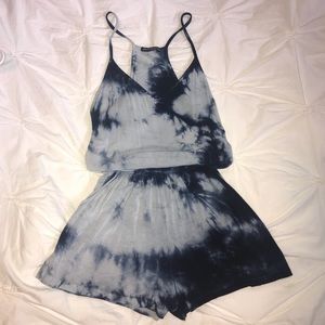 Blue Tie Dye Romper!!
